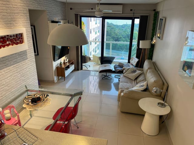 Foto do Apartamento - Apartamento à venda condomínio Acquarelle com 3 quartos, sendo 2 suítes - Ponta Negra, Mobiliado Manaus, AM | BBUSINESS