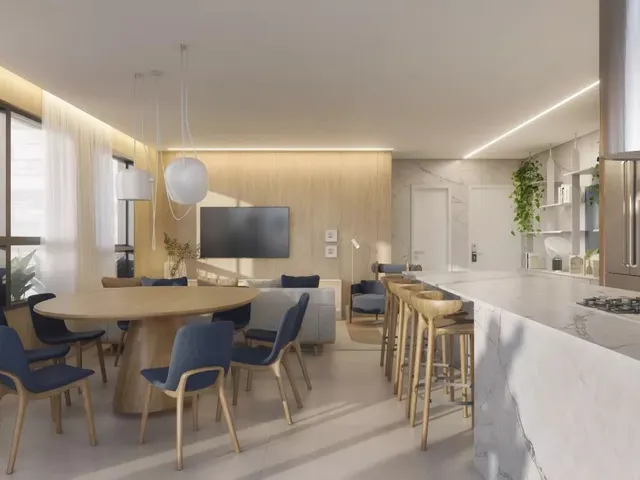 Apartamento 3 quartos e 2 banheiros, à venda, no bairro Ahú em Curitiba