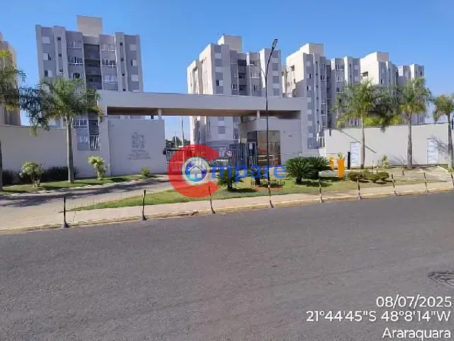Apartamento com 105m² 2 quartos e 1 banheiro, à venda, no bairro Jardim Súo Rafael II em Araraquara