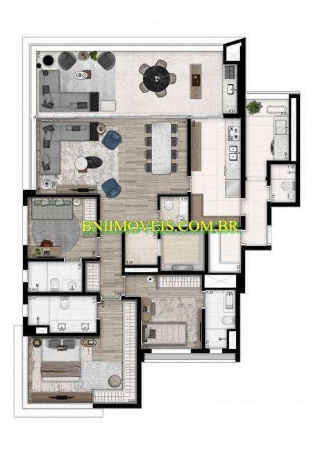 Apartamento, 3 quartos, 171 m² - Foto 21