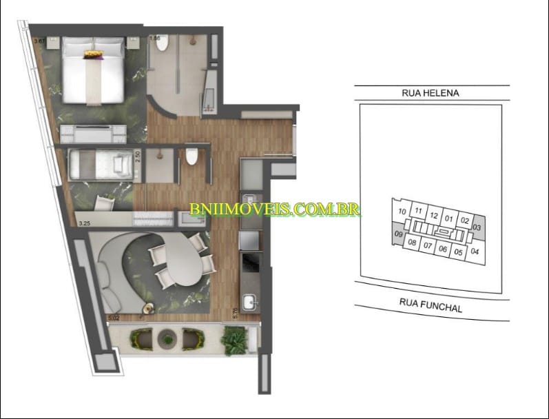 Apartamento, 2 quartos, 53 m² - Foto 23