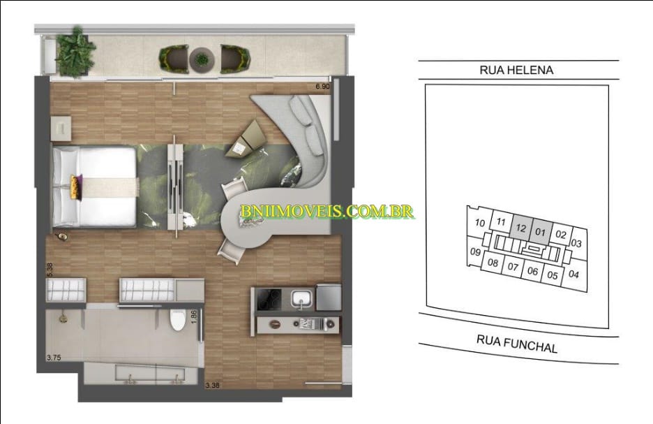 Apartamento, 2 quartos, 53 m² - Foto 22