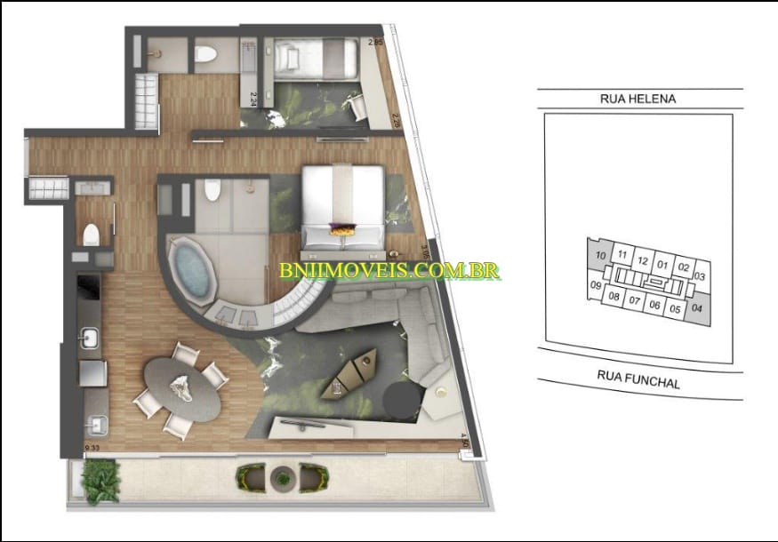 Apartamento, 2 quartos, 53 m² - Foto 21