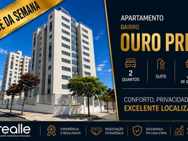 Apartamento 2 quartos e 1 banheiro, à venda, no bairro Ouro Preto em Belo Horizonte
