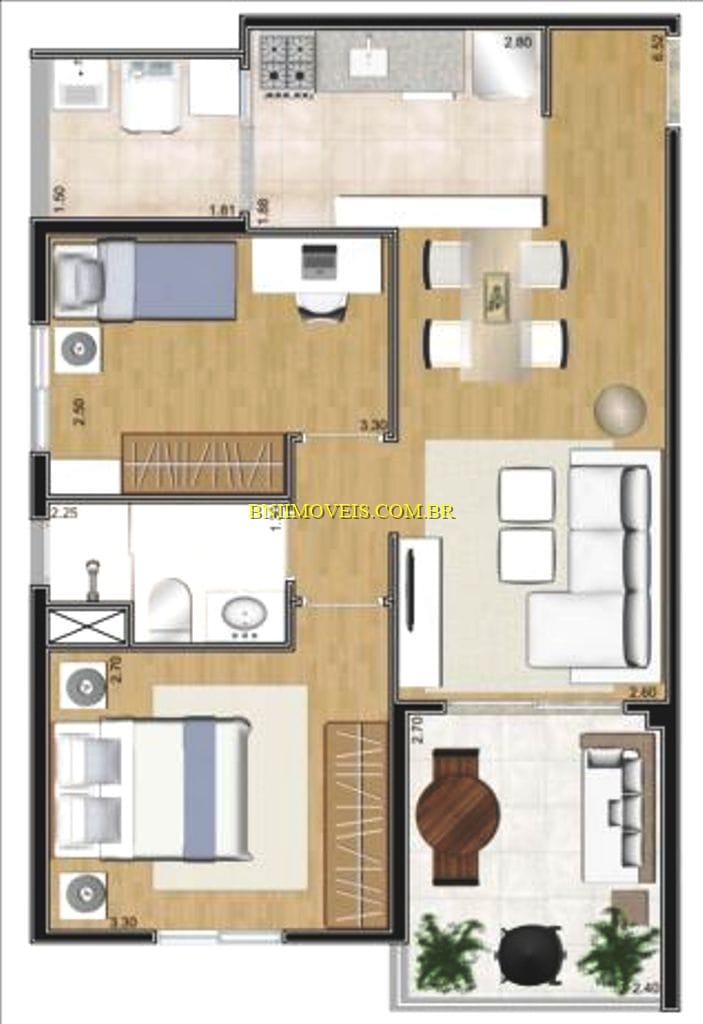 Apartamento, 2 quartos, 58 m² - Foto 20