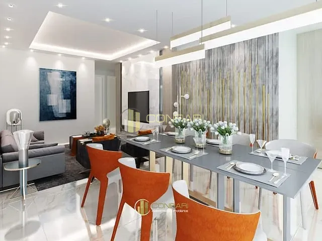 Apartamento com 160m² 3 quartos e 4 banheiros, à venda, no bairro Meia Praia em Itapema