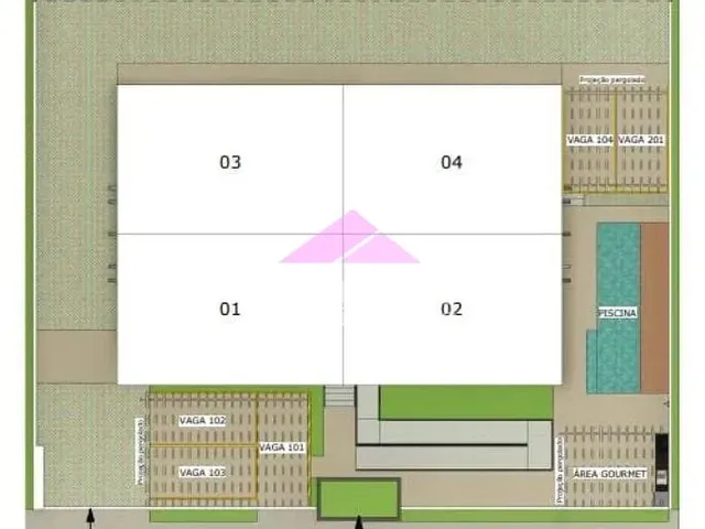 Apartamento com 54m² 1 quarto e 1 banheiro, à venda, no bairro Aruan em Caraguatatuba