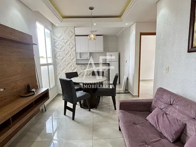 Apartamento 2 quartos e 1 banheiro, para alugar, no bairro Parque Senhor do Bonfim em Taubaté
