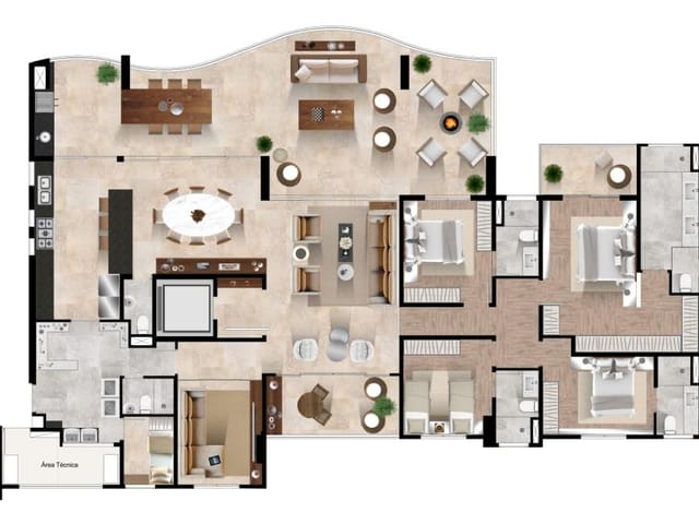 Foto do Apartamento - Apartamento à venda 4 Quartos, 4 Suites, 5 Vagas, 377.95M², Condomínio Residencial Colinas do Paratehy, São José dos Campos - SP | Mansões da Serra - Urbanova | RUSSI IMÓVEIS