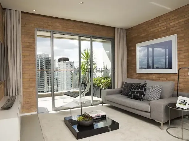 Apartamento 1 quarto e 1 banheiro, para alugar, no bairro Vila Nova Conceição em São Paulo