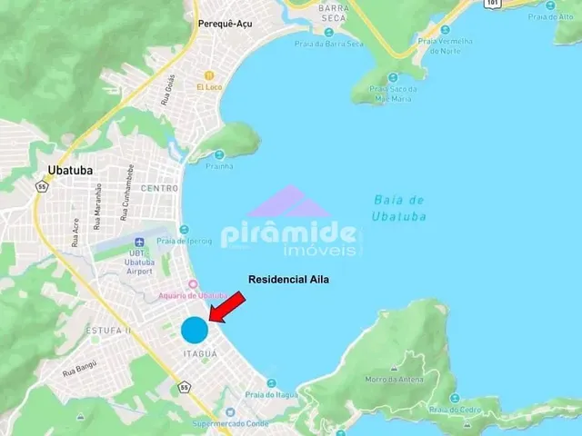 Apartamento com 153m² 3 quartos e 3 banheiros, à venda, no bairro Itaguá em Ubatuba