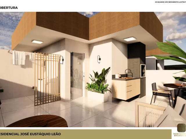 Apartamento com 73m² 2 quartos e 1 banheiro, à venda, no bairro Santa Mônica em Belo Horizonte