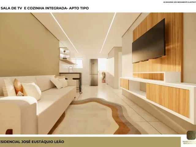 Apartamento com 73m² 2 quartos e 1 banheiro, à venda, no bairro Santa Mônica em Belo Horizonte