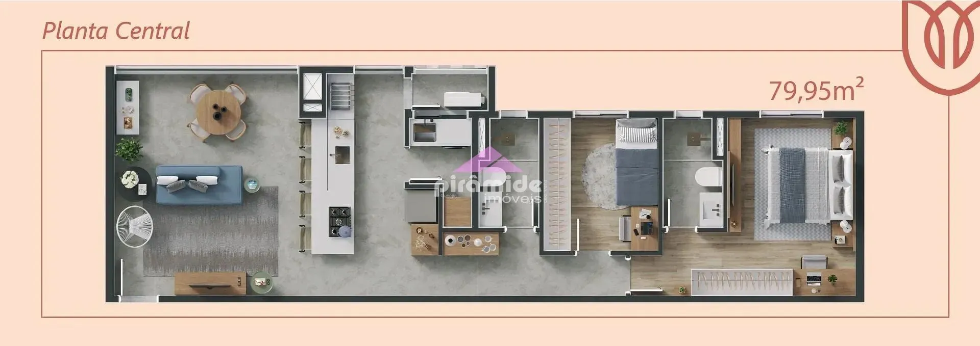 Apartamento, 2 quartos, 79 m² - Foto 8