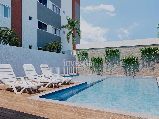 Apartamento 2 quartos e 1 banheiro, à venda, no bairro Três Irmãs em Campina Grande