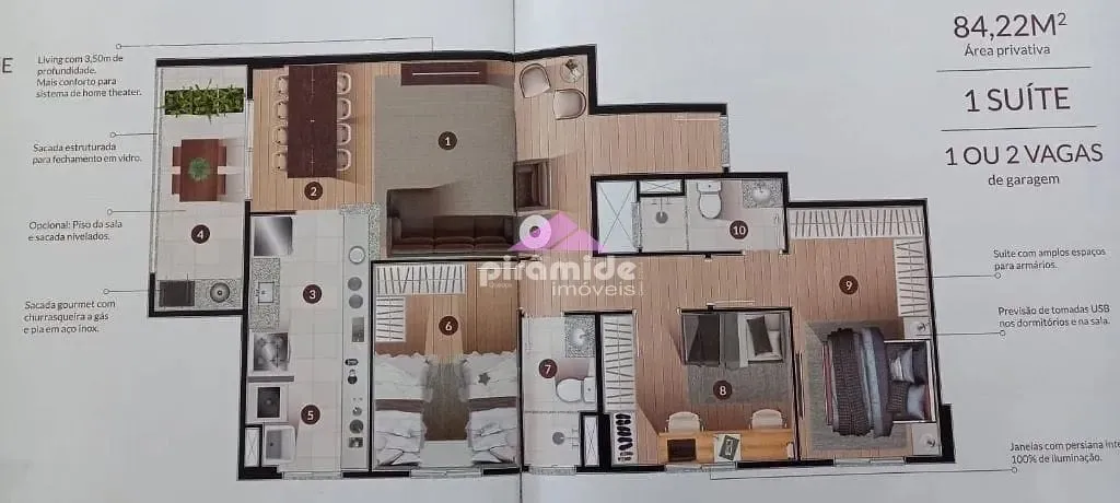Apartamento, 3 quartos, 84 m² - Foto 6