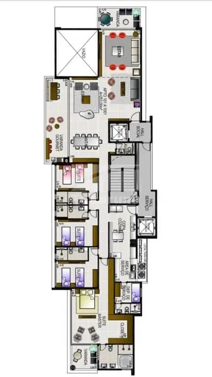 Apartamento, 4 quartos, 253 m² - Foto 9