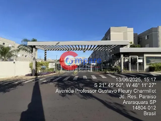 Apartamento com 89m² 2 quartos e 1 banheiro, à venda, no bairro JARDIM RESIDENCIAL PARAISO em Araraquara