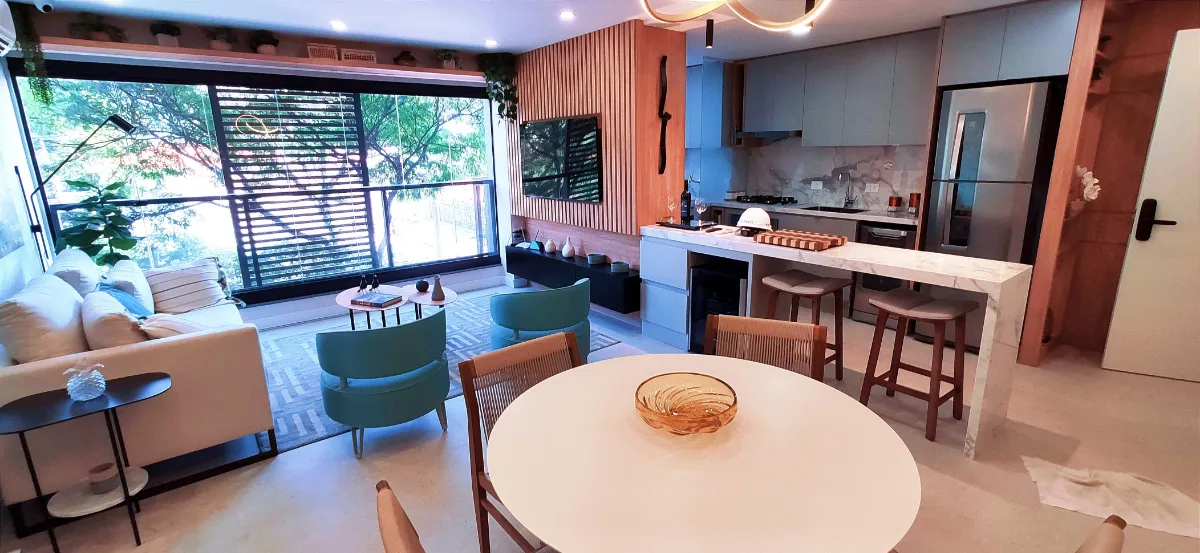 Apartamento para venda em Campo Belo com 2 quartos, sendo 1 suíte, 62m²