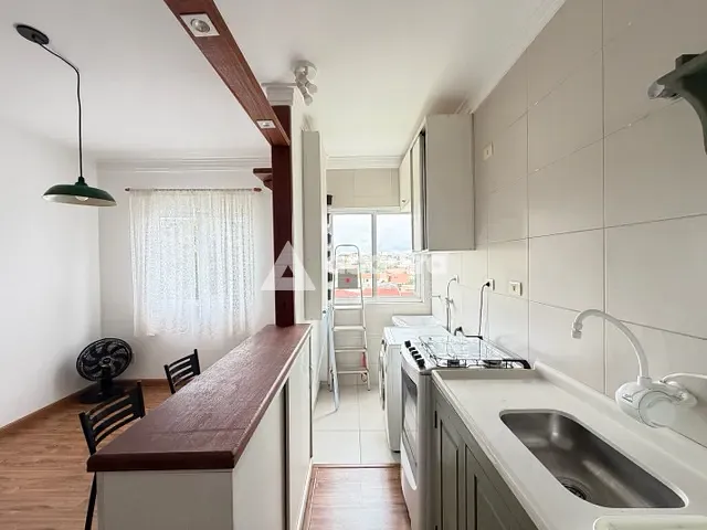 Apartamento com 64m² 2 quartos e 1 banheiro, para alugar, no bairro Orfãs em Ponta Grossa