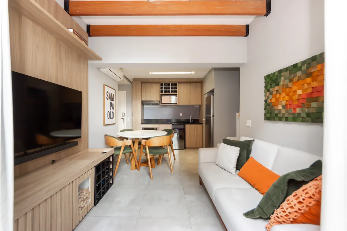 Duplex para venda em Pinheiros com 2 quartos, sendo 2 suítes, 75m²