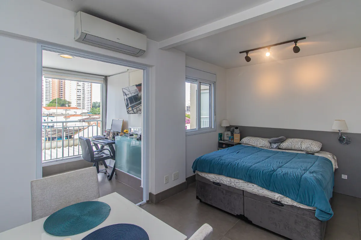 Apartamento para venda em Chácara Santo Antônio (Zona Sul) com 1 quarto, sendo 1 suíte, 32m²