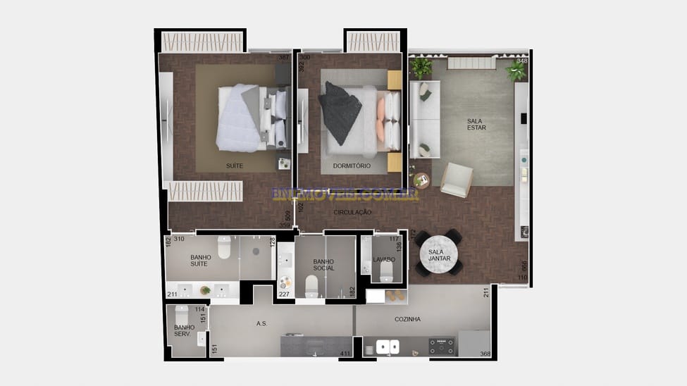 Apartamento, 2 quartos, 108 m² - Foto 9