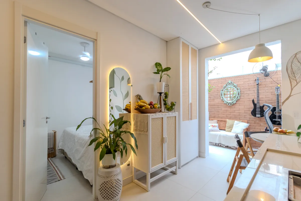 Apartamento garden para venda em Santo Amaro com 1 quarto, sendo 1 suíte, 34m²