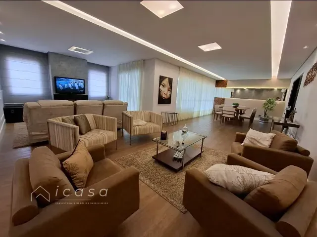Apartamento com 278m² 4 quartos e 5 banheiros, à venda, no bairro Jardim Aquárius em São José dos Campos