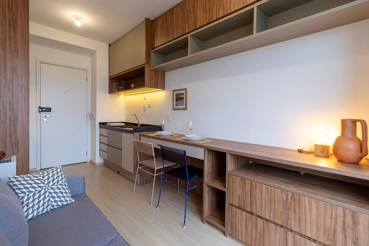 Apartamento para venda em Mirandópolis com 1 quarto, 29m²