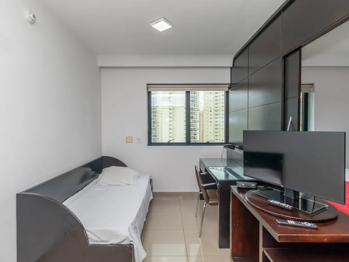 Apartamento para venda em Moema com 1 quarto, sendo 1 suíte, 27m²