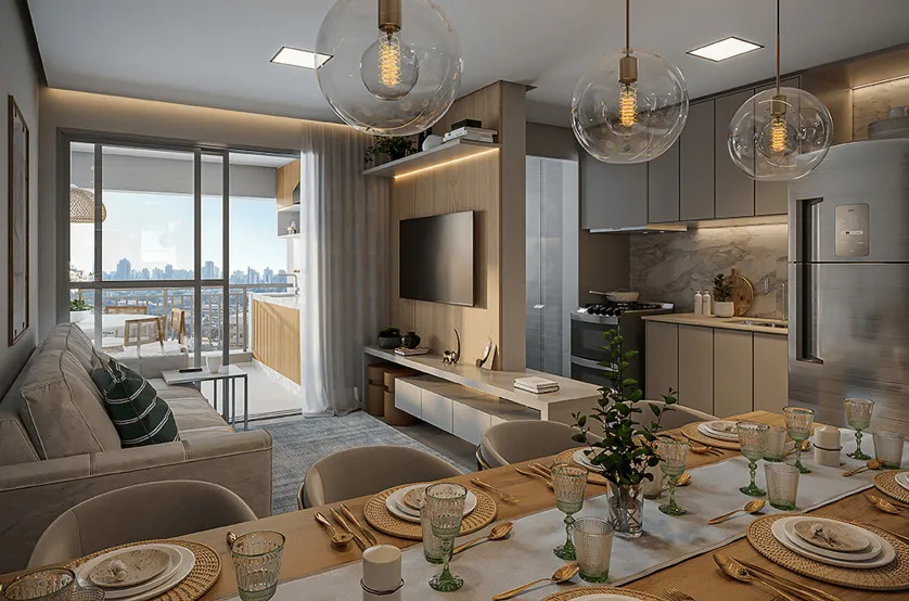 Apartamento para venda em Vila Guilhermina com 2 quartos, sendo 1 suíte, 71m²
