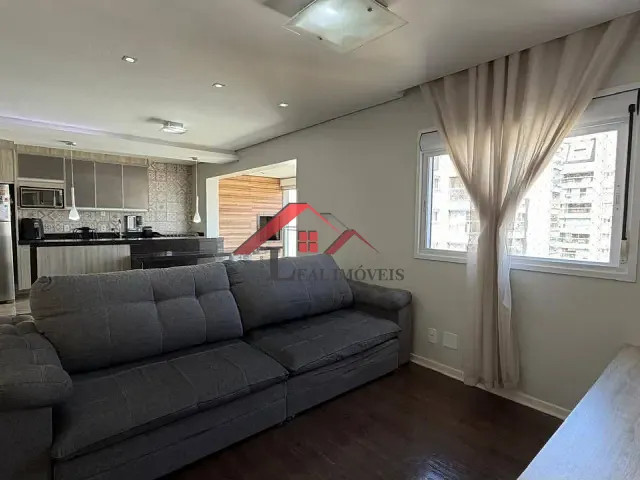 Apartamento com 91m² 2 quartos e 3 banheiros, para alugar, no bairro Campestre em Santo André