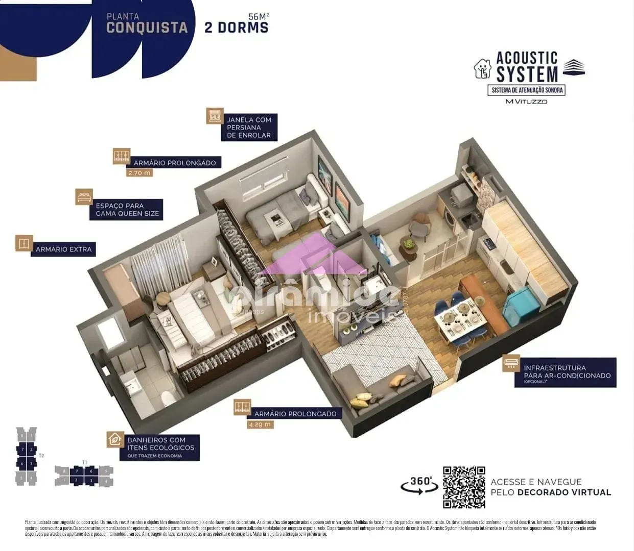 Apartamento, 2 quartos, 56 m² - Foto 5