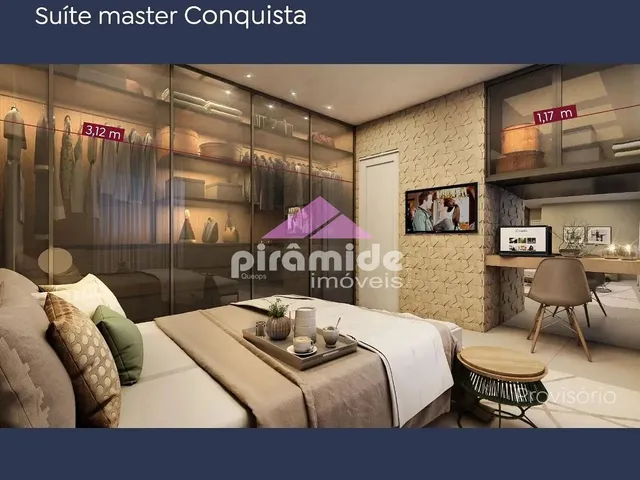 Apartamento com 56m² 2 quartos e 2 banheiros, à venda, no bairro Vila Industrial em São José Dos Campos