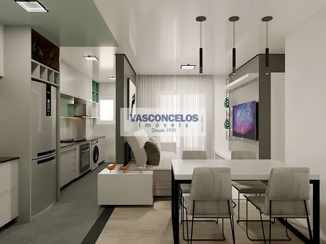 Apartamento 2 quartos e 1 banheiro, à venda, no bairro Jardim Das Paineiras I em São José dos Campos