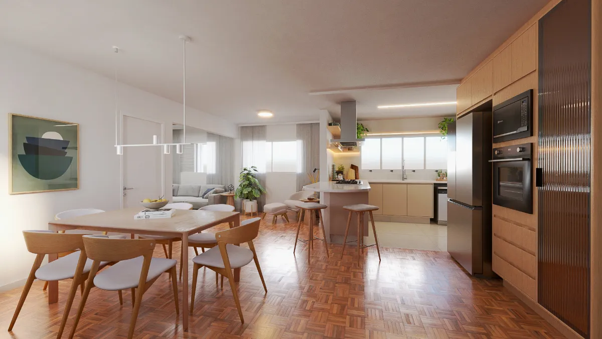 Apartamento para venda em Jardim América com 2 quartos, sendo 1 suíte, 108m²