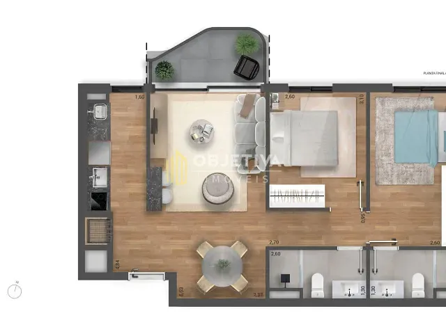 Apartamento com 165m² 3 quartos e 4 banheiros, à venda, no bairro Praia de Belas em Porto Alegre