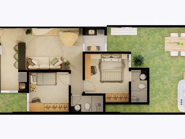 Foto do Apartamento - Apartamento à venda 2 Quartos, 1 Suite, 53M², Lourdes, Uberaba - MG | Residencial Riviera | ZUCATO IMOBILIARIA LTDA
