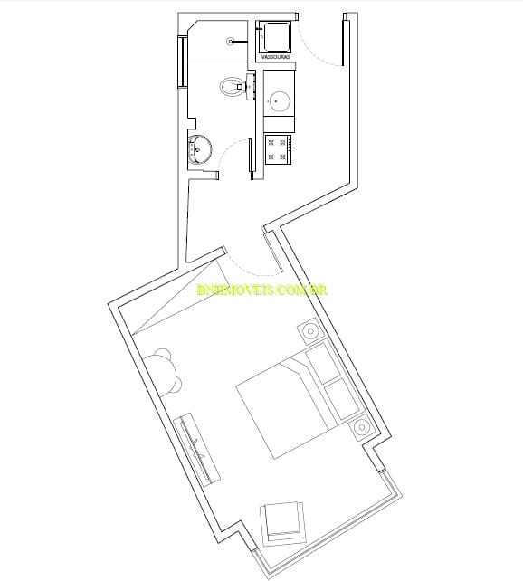 Apartamento, 1 quarto, 3055 m² - Foto 10