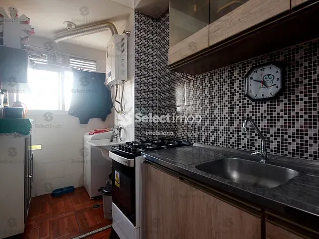 Apartamento com 59m² 3 quartos e 1 banheiro, à venda, no bairro Parque São Vicente em Mauá