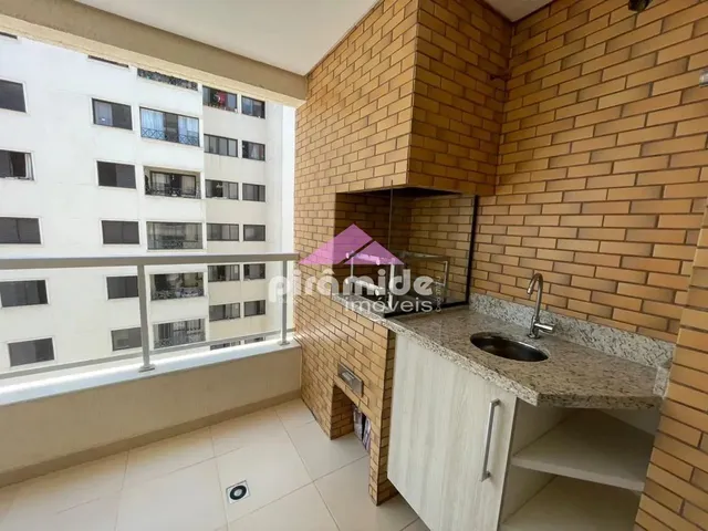 Apartamento com 83m² 3 quartos e 2 banheiros, para alugar, no bairro Jardim Aquárius em Rua Benedito Osvaldo Lecques