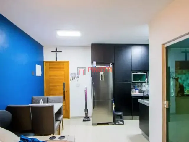 Apartamento 2 quartos e 2 banheiros, à venda, no bairro Vila Pires em Santo André