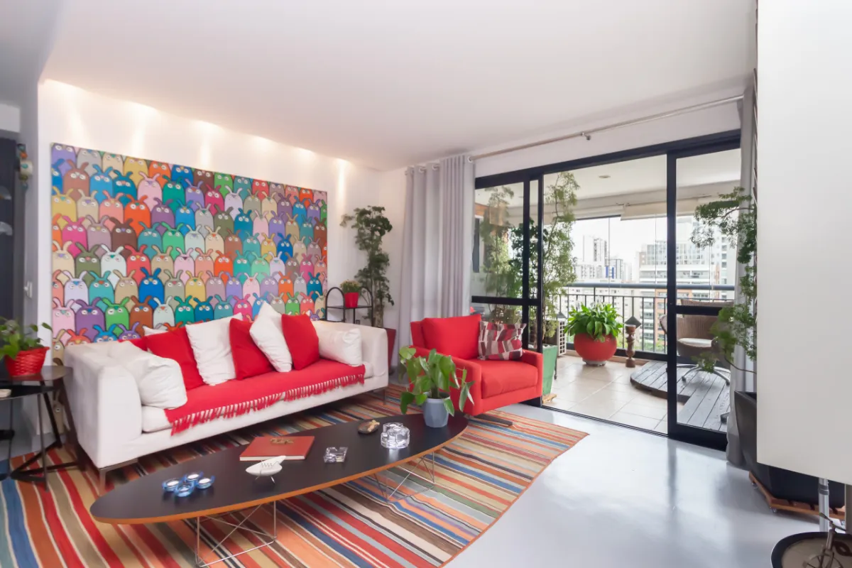 Apartamento para venda e locação em Campo Belo com 2 quartos, sendo 2 suítes, 105m²