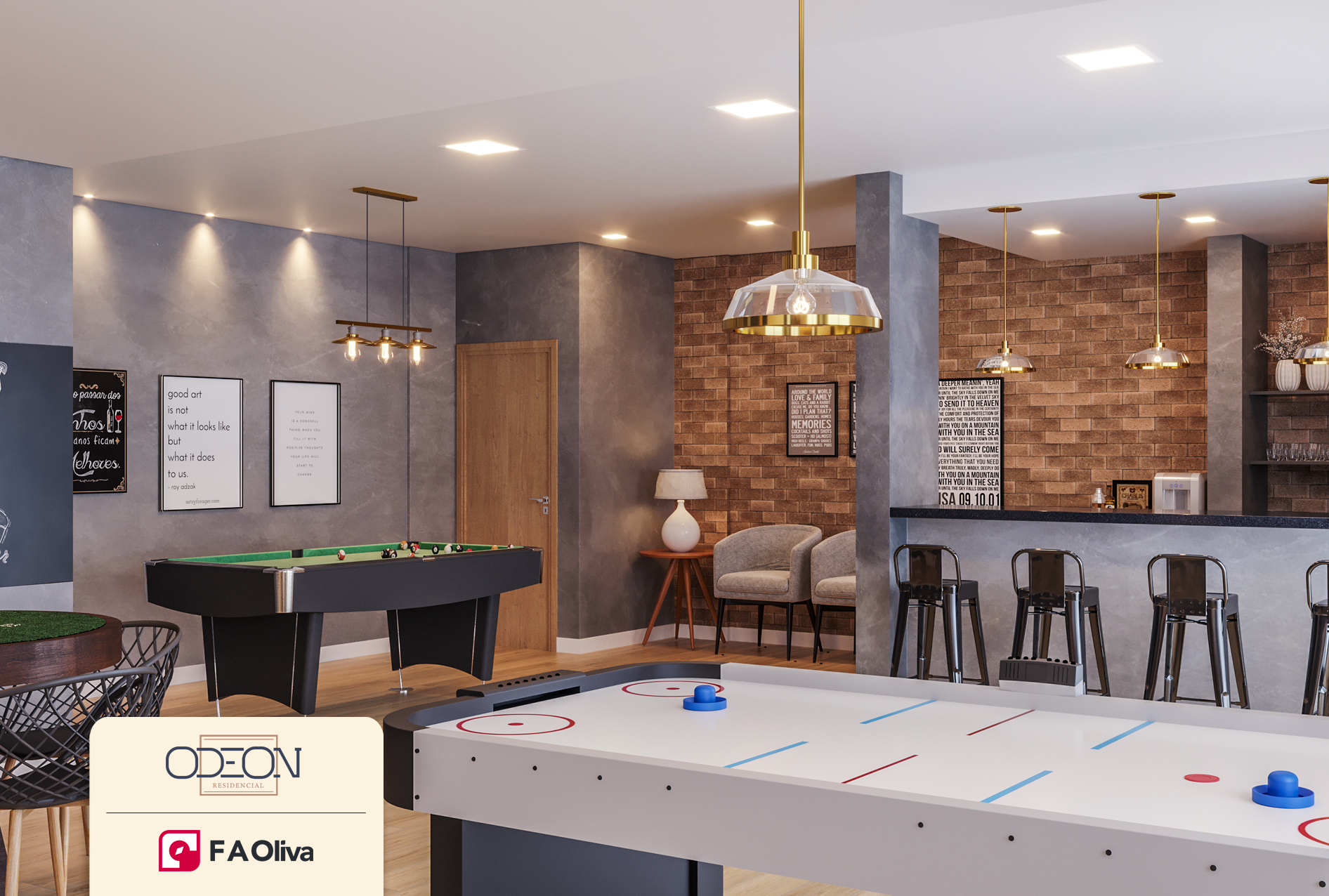 Perspectiva do Apartamento - Apartamento 3 dormitórios à venda, 95 m², ODEON RESIDENCIAL - Parque Portal do Paraíso, Jundiaí, SP | Copette Imóveis