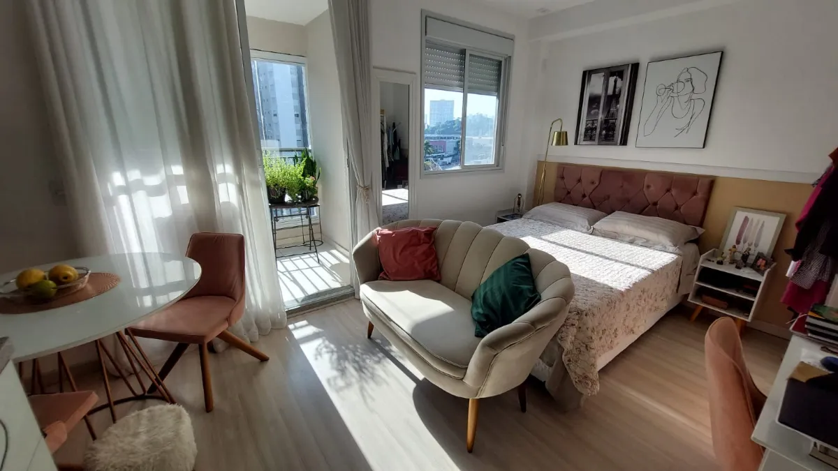 Apartamento para venda em Vila Andrade com 1 quarto, 25m²