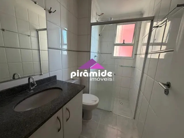 Apartamento com 65m² 2 quartos e 2 banheiros, para alugar, no bairro Parque Residencial Aquarius em São José dos Campos