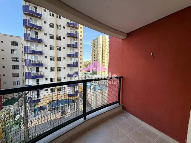 Apartamento com 65m² 2 quartos e 2 banheiros, para alugar, no bairro Parque Residencial Aquarius em São José dos Campos