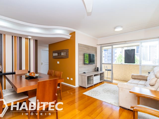 Apartamento 3 quartos e 3 banheiros, à venda, no bairro Bigorrilho em Curitiba