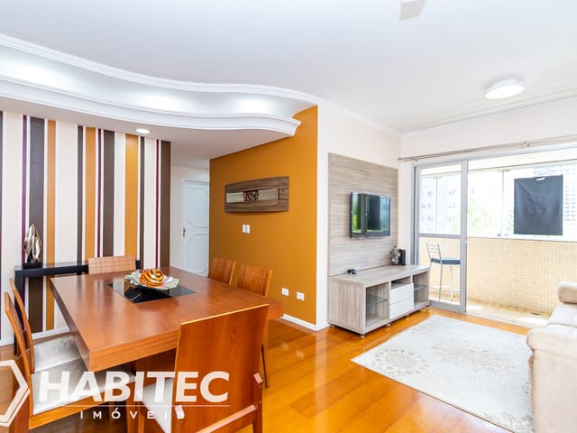 Apartamento 3 quartos e 3 banheiros, à venda, no bairro Bigorrilho em Curitiba